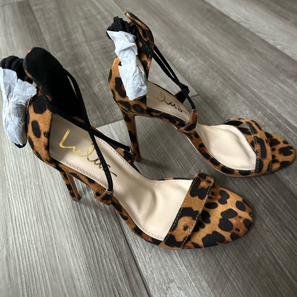 SOLD Lulu's Animal Print Heels